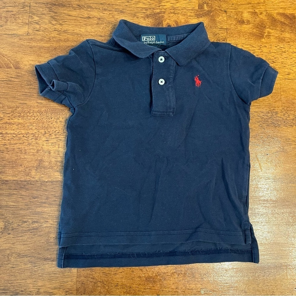 Polo Ralph Lauren Navy 100% cotton polo size 18 months